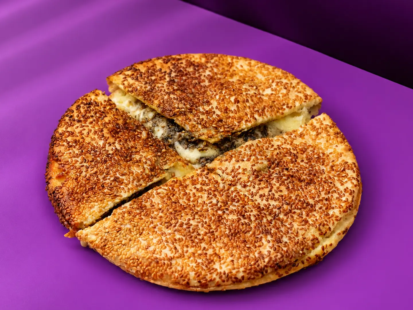 Kaak Zaatar And Cheese