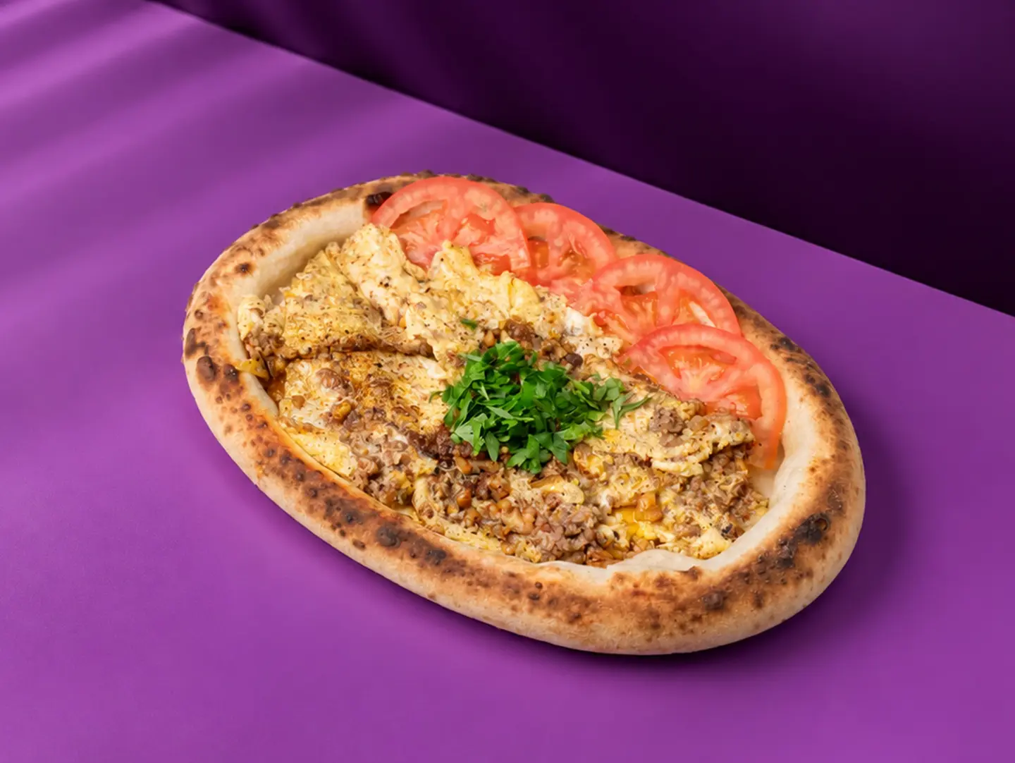 Napoli Manoush Eggs And Beef