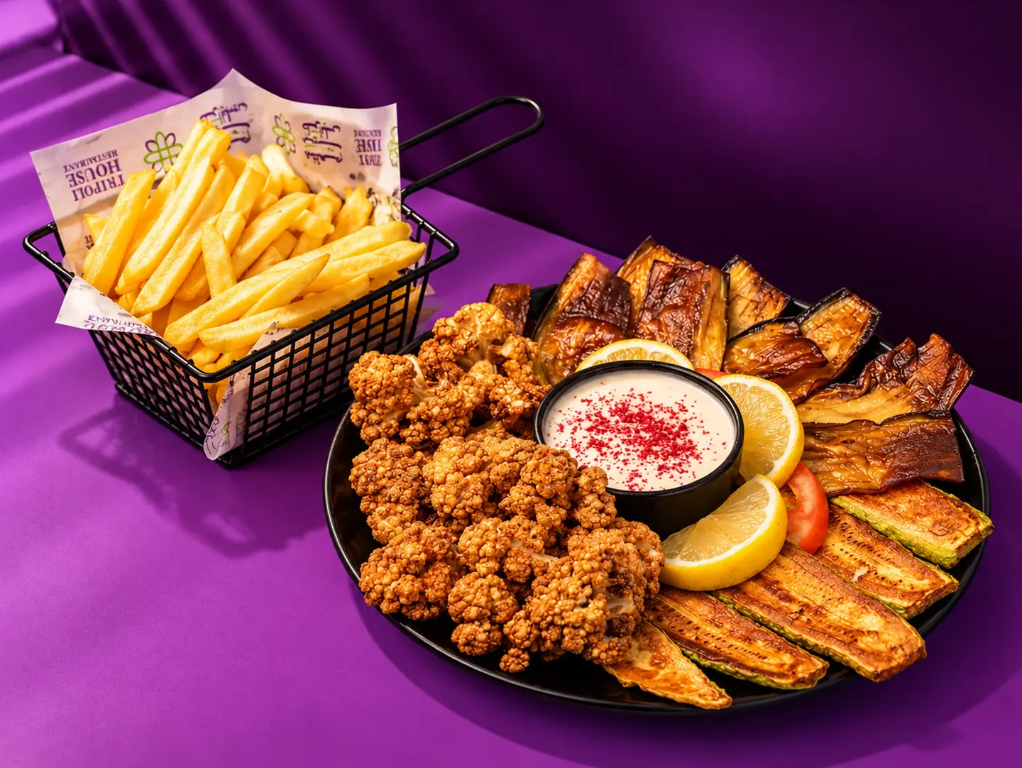 Fried Vegetables Platter