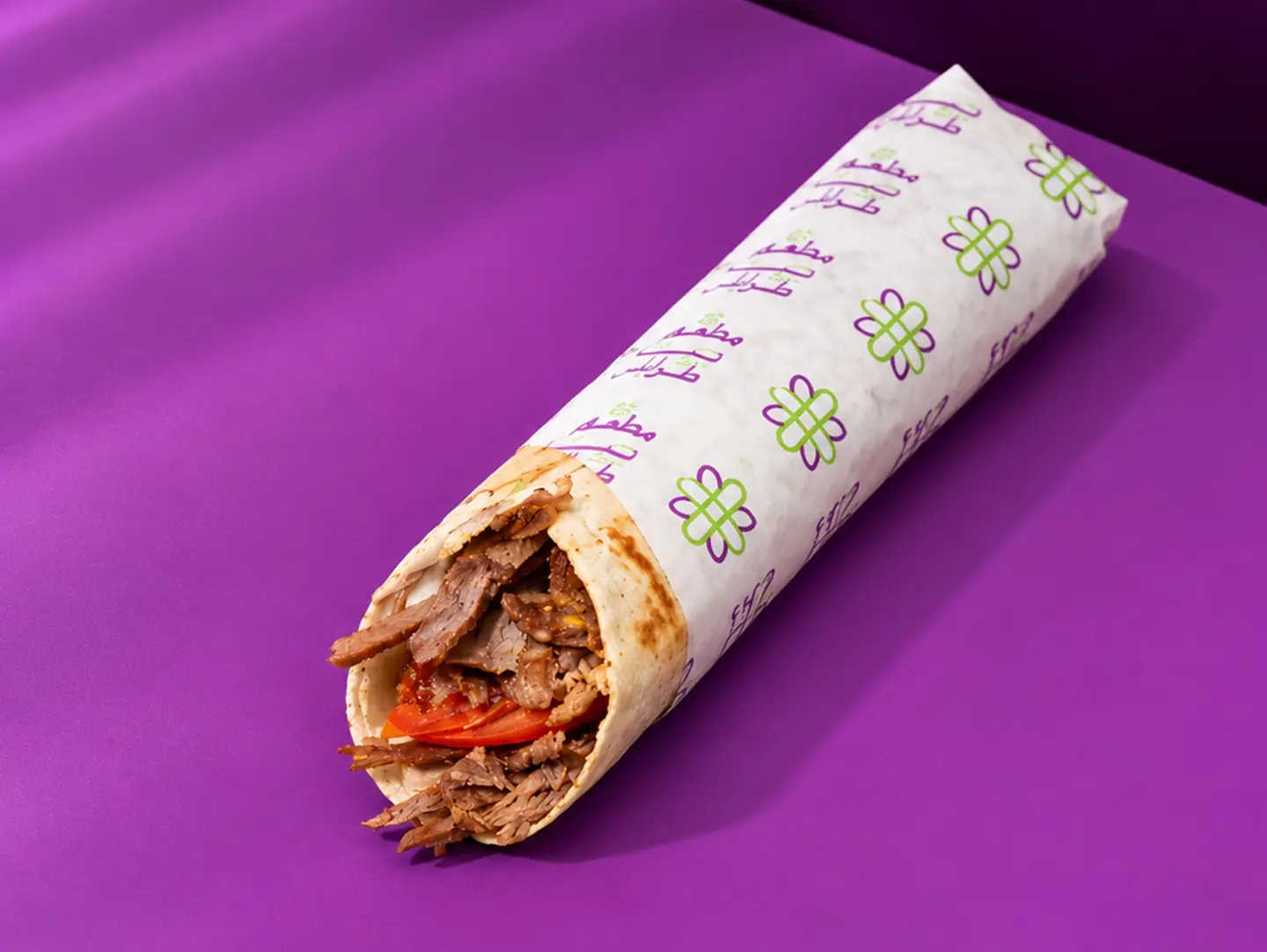 Beef Shawarma Sandwich - Small 50 Gm