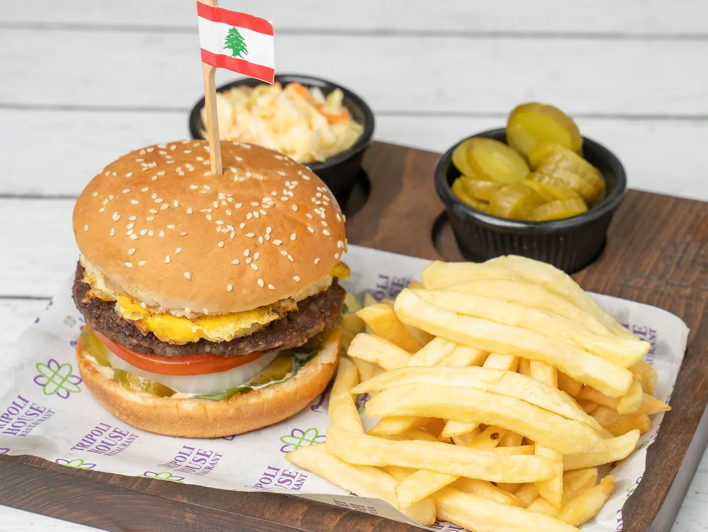 Egg Beef Burger - Regular