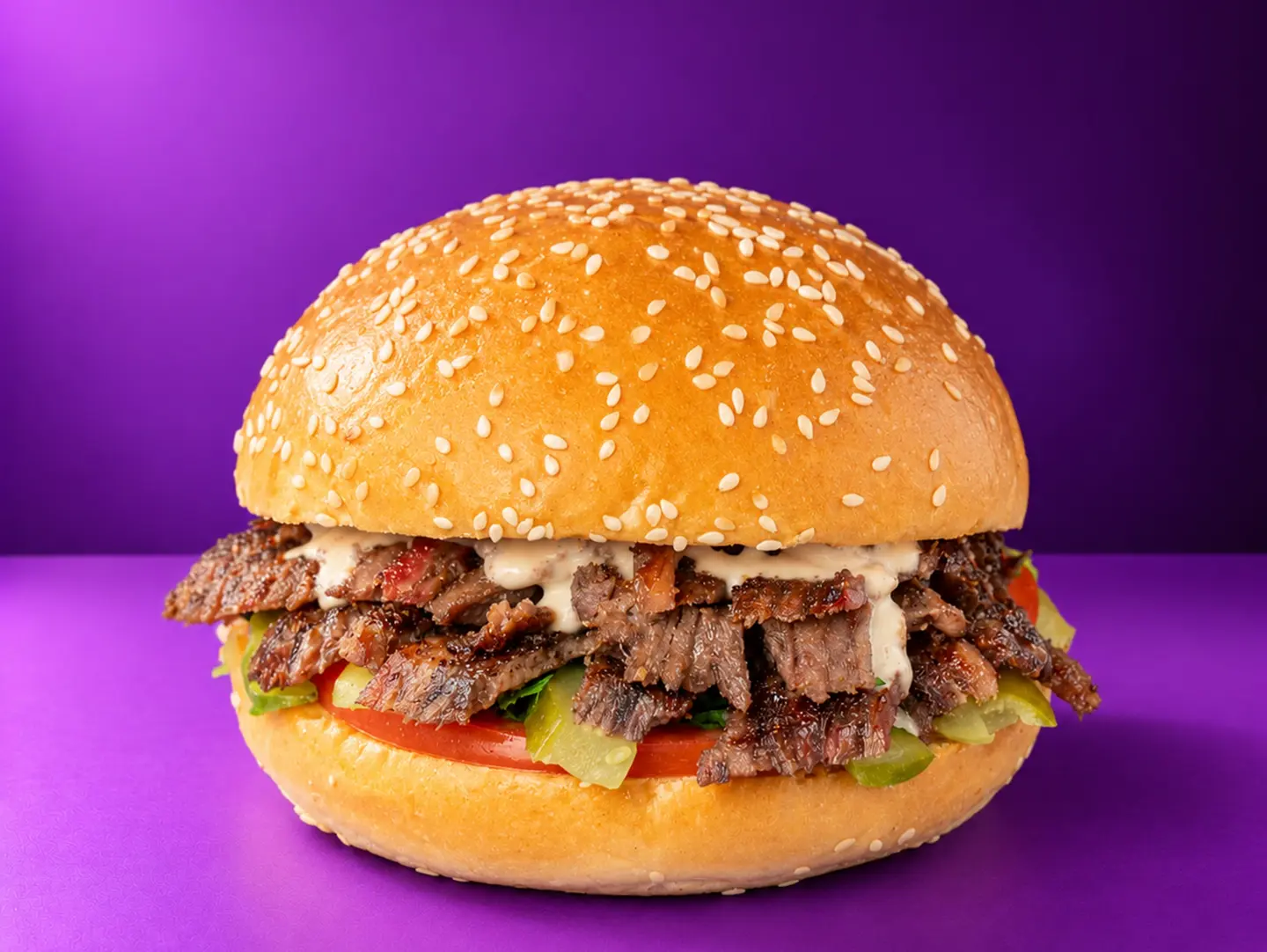 Beef Shawarma Burger - Regular