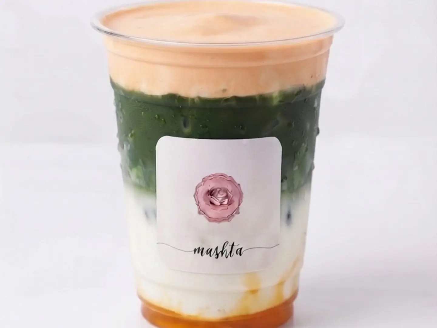 Iced Mango Matcha Tea