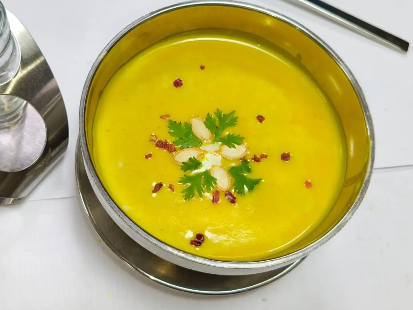 Coconut & Yellow Pumkin Soup