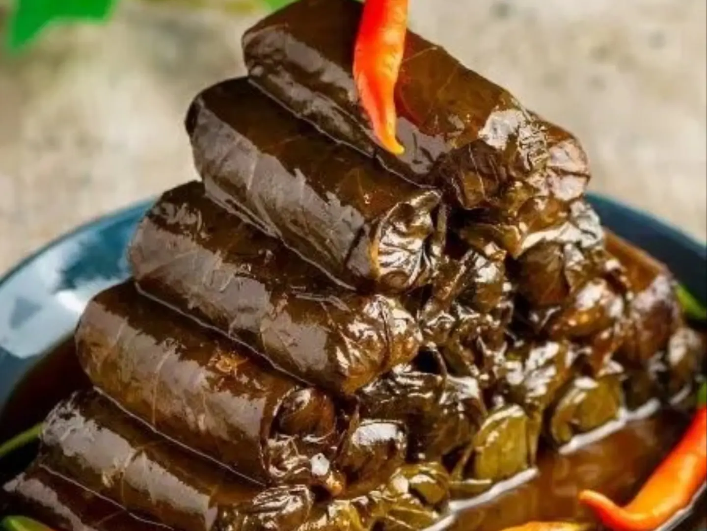 Spicy Grape Leaves - Spicy Grape Leaves