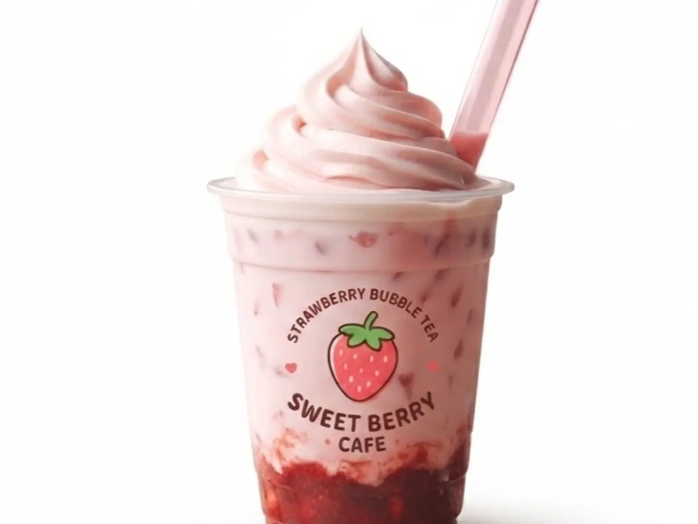 Boba Milk Strawberry