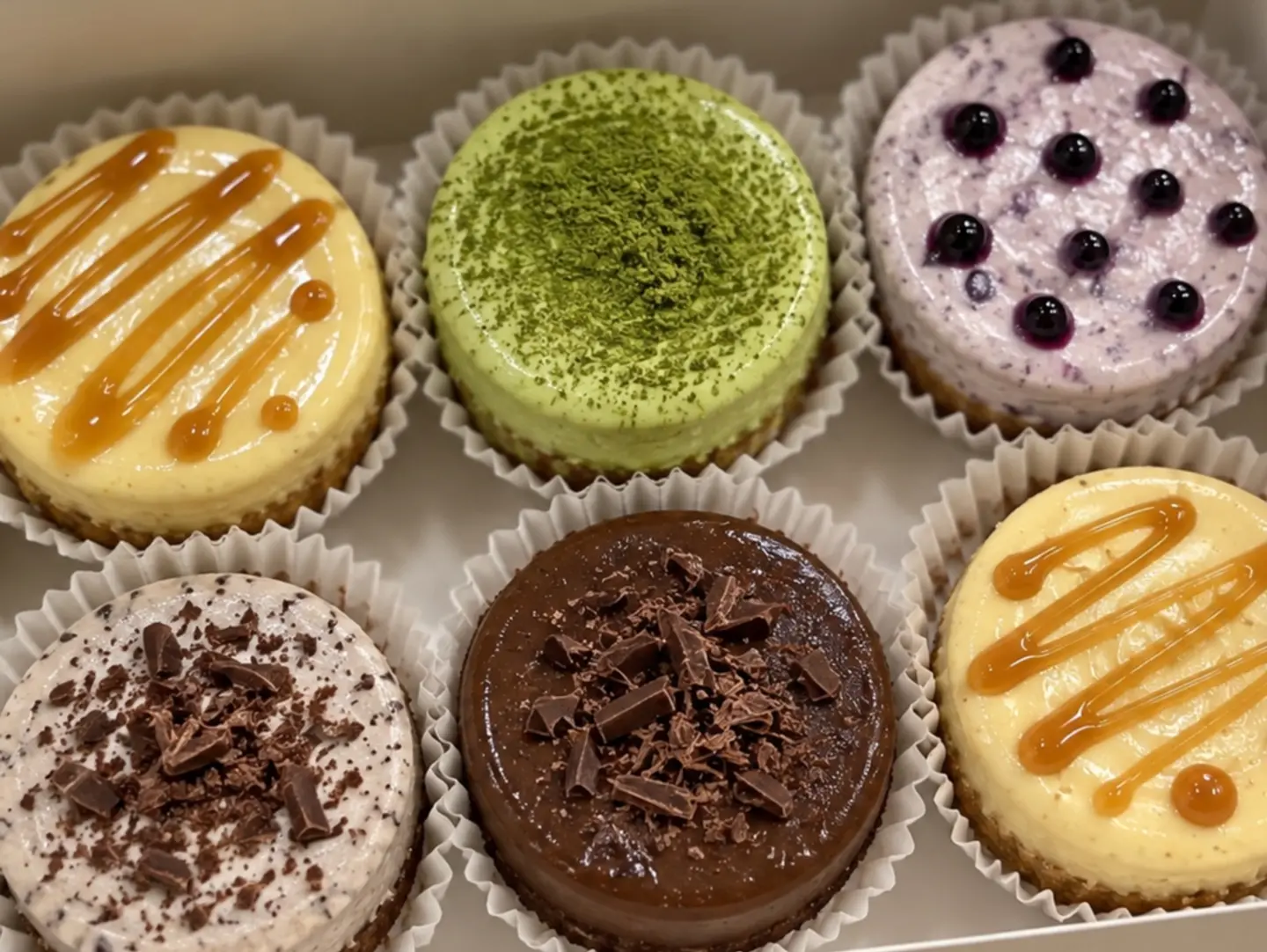Mini Cheesecake In Unique Flavors