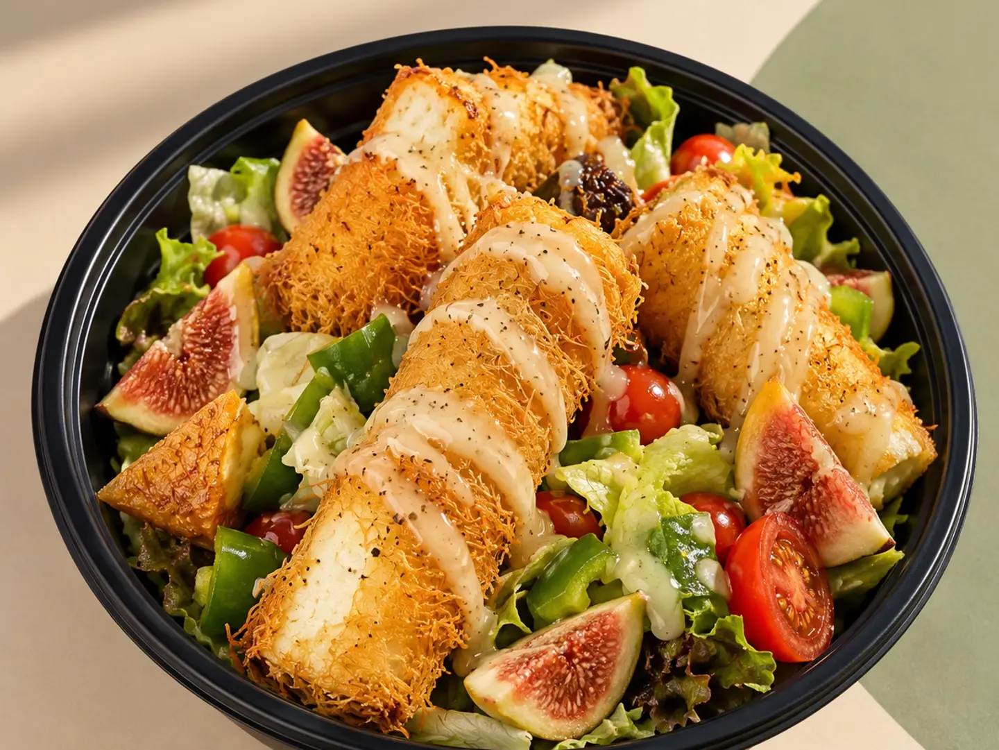 Keto Halloumi Salad