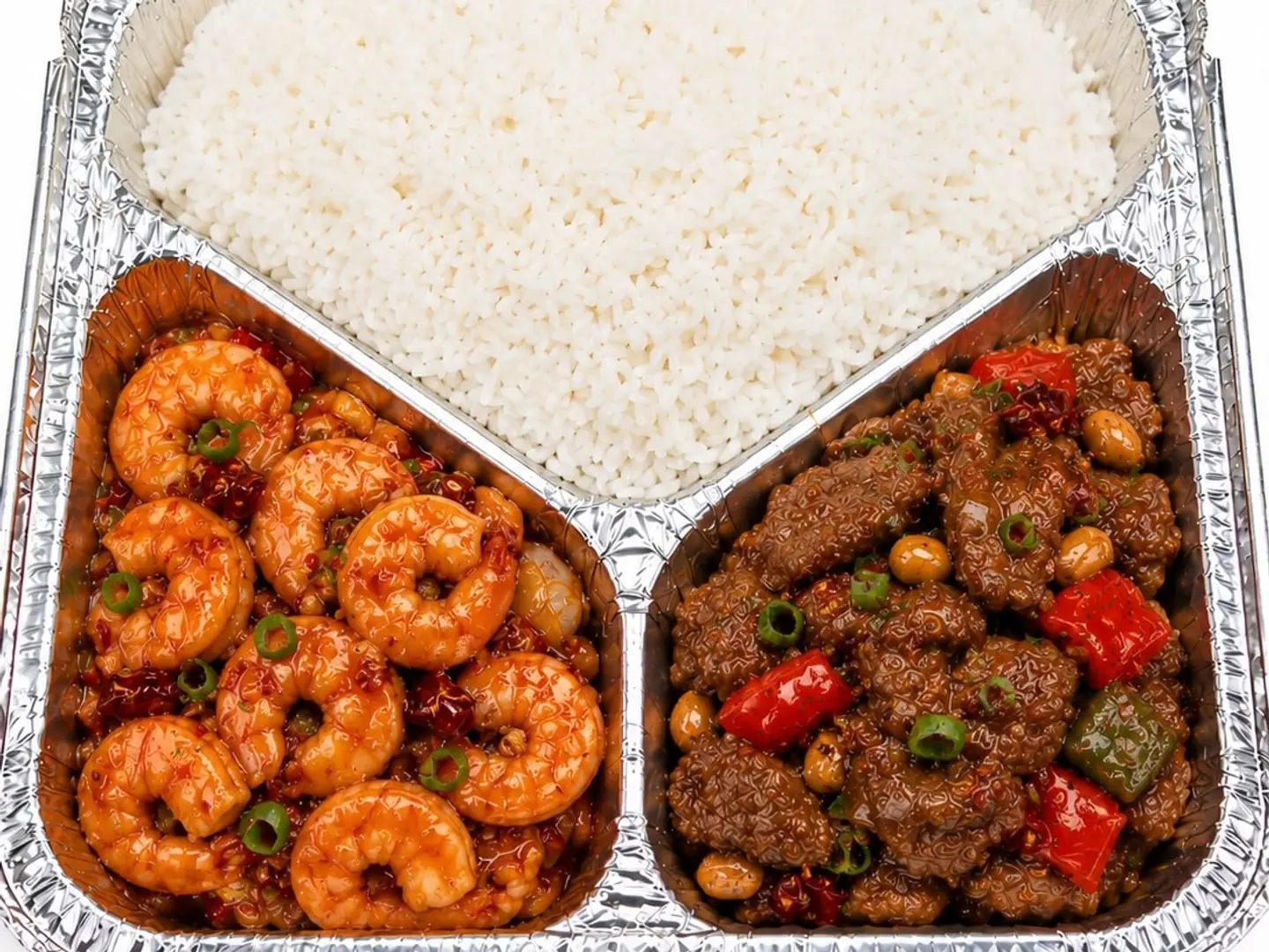 Shrimp Garlic . Chili Sauce & Beef Ku Poa