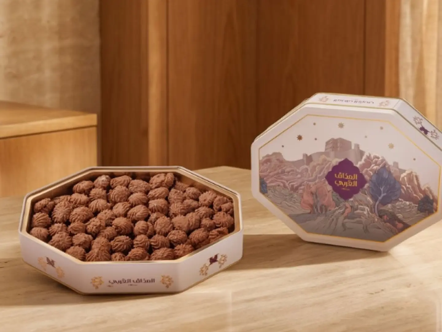 Petit Fours With Chocolate Filling, Big Arabic Flavor