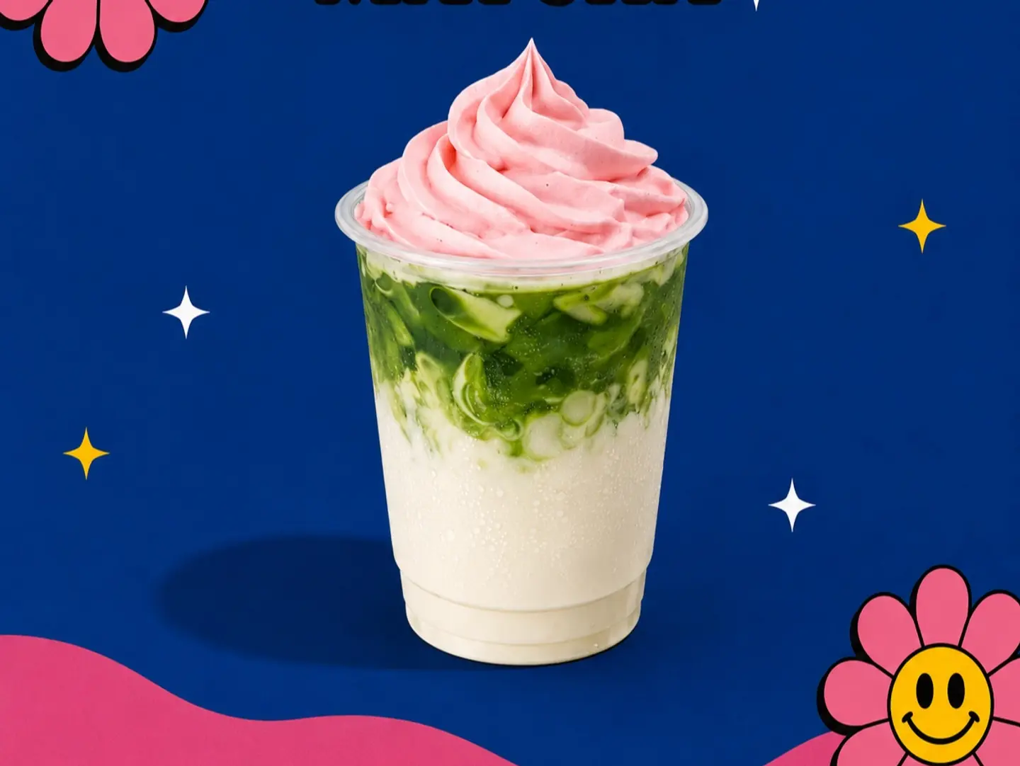 Strawberry Cream Matcha