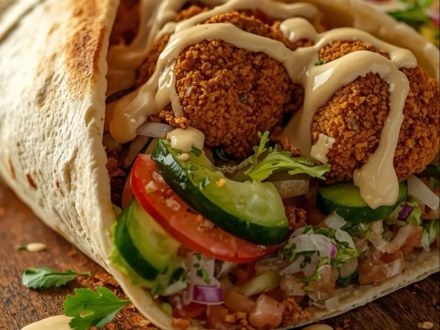 Cheese Falafel Sandwich