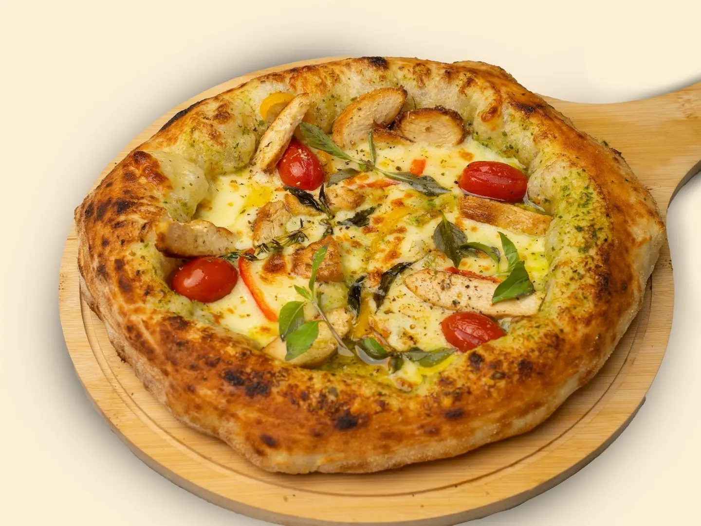 Pesto Chicken Pizza