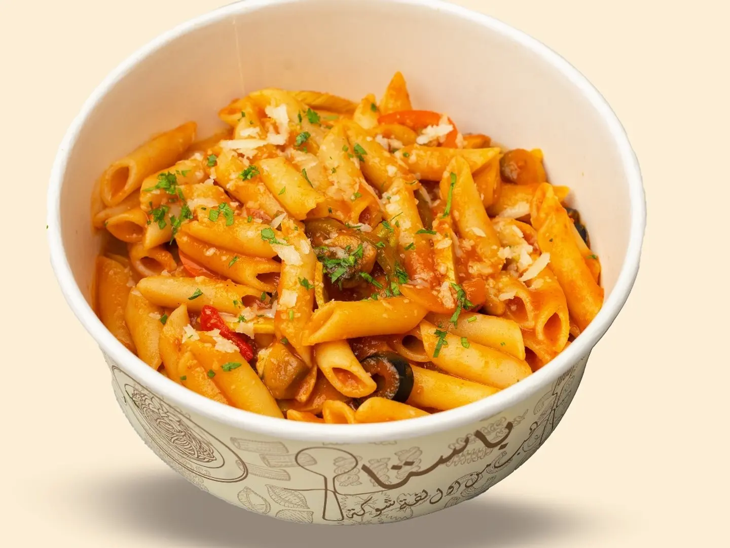 Vegetable Red Sauce Pasta