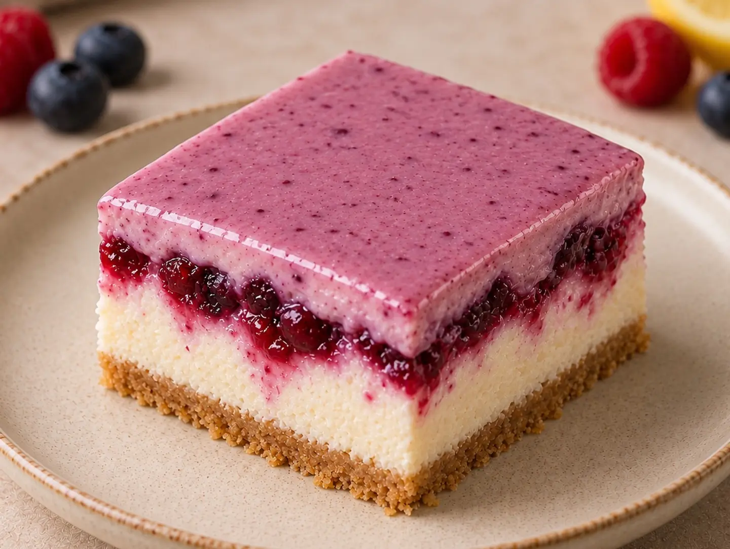 Lemon Berry Cheesecake