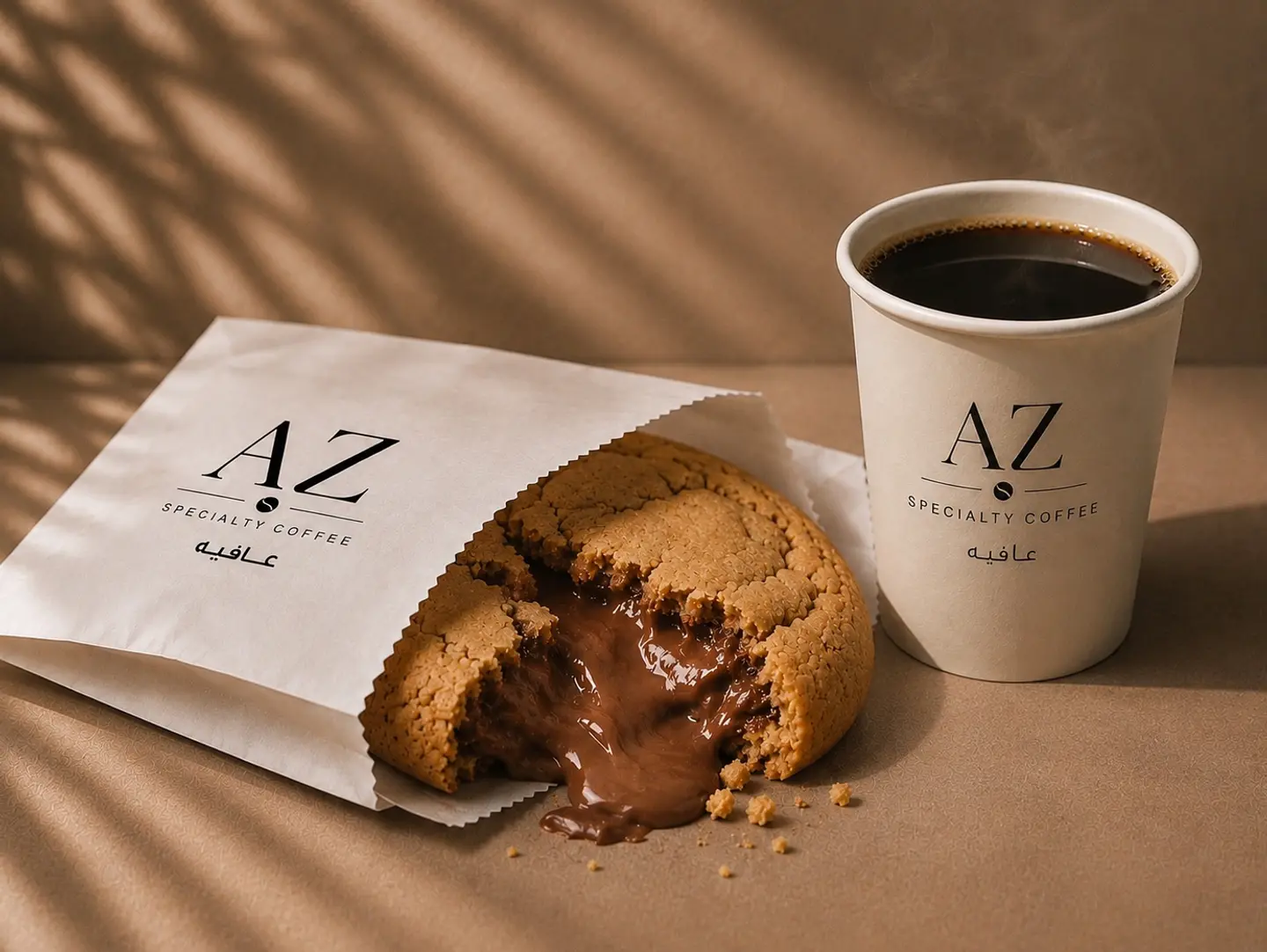 Chocolate Cookies And Coffee Are On Us