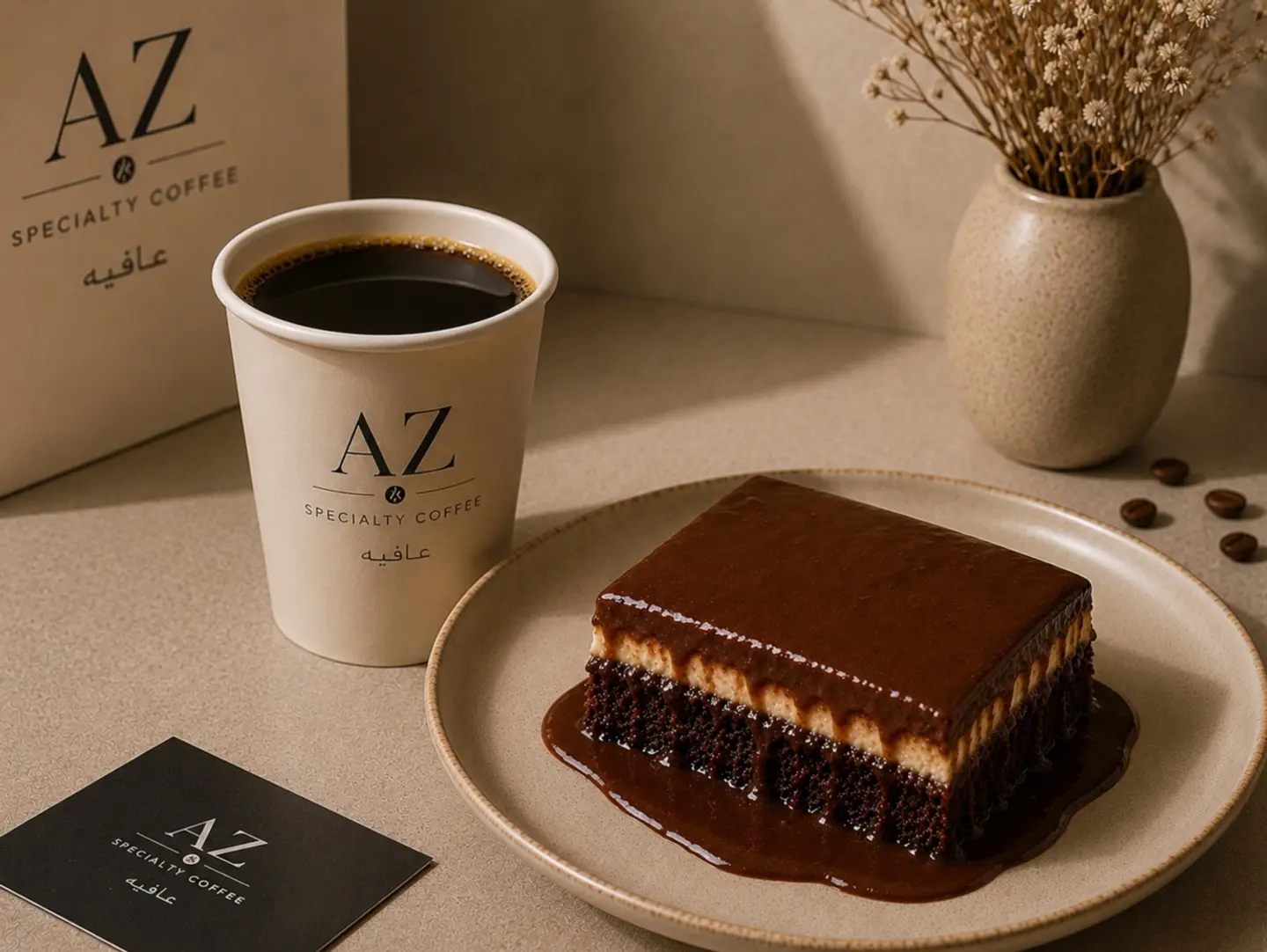 Chocolate Pudding & Coffee Of The Day On Us