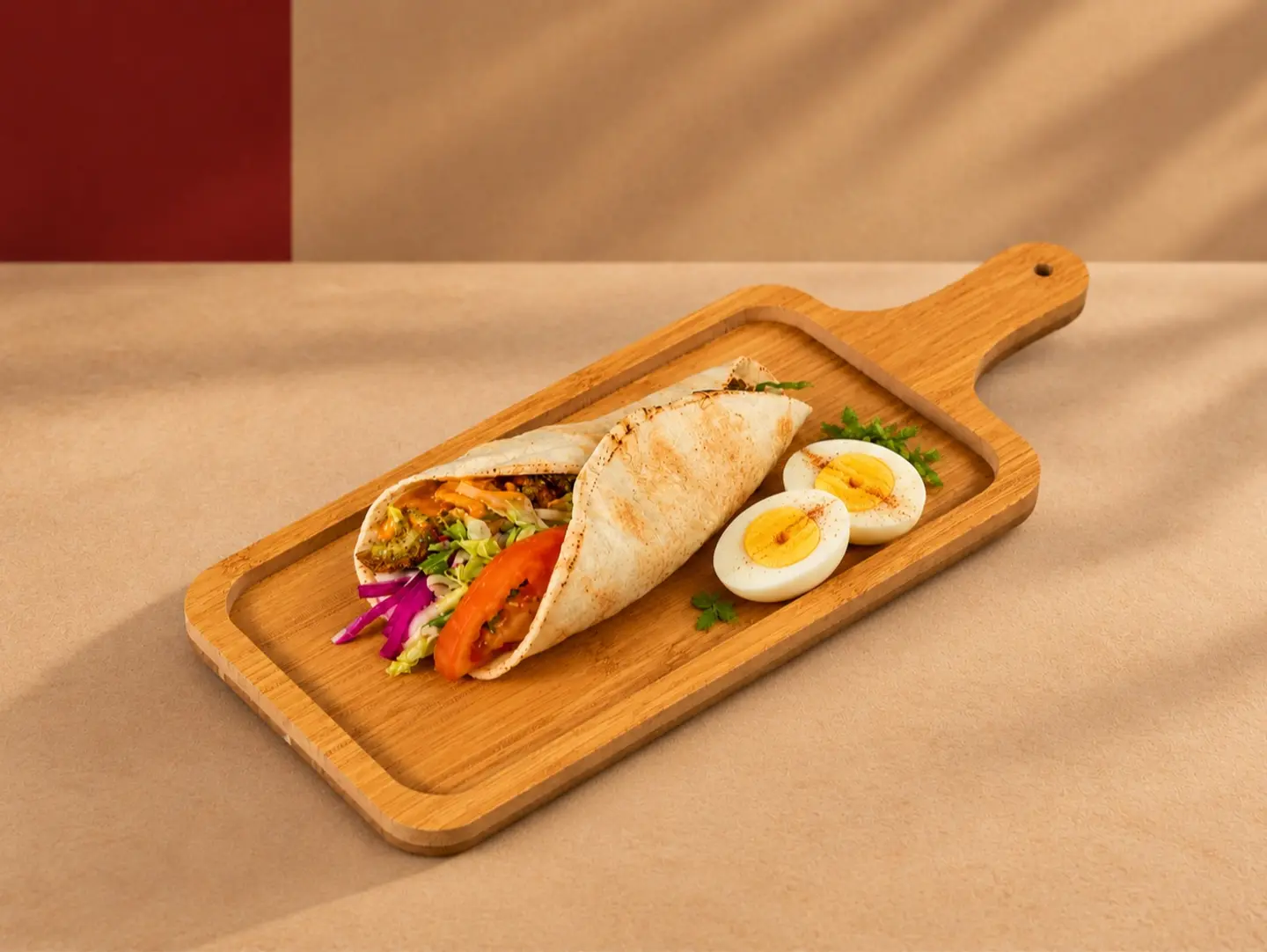 Falafel & Egg Sandwich