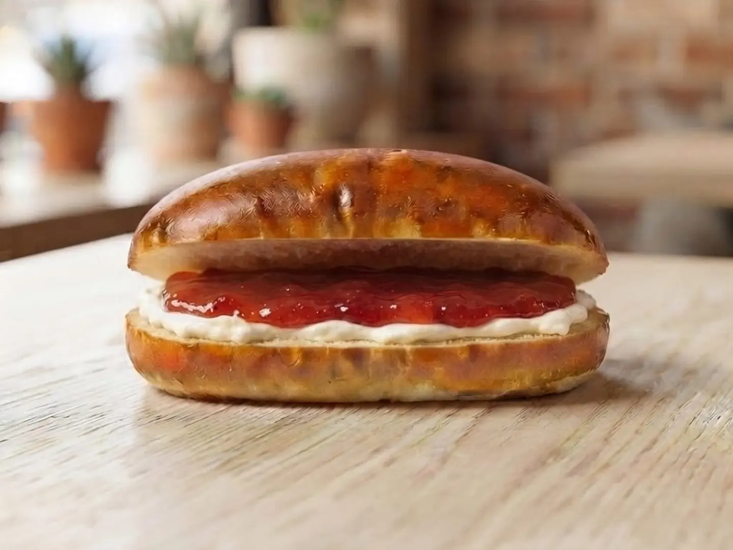 Jam And Cheese Sandwich