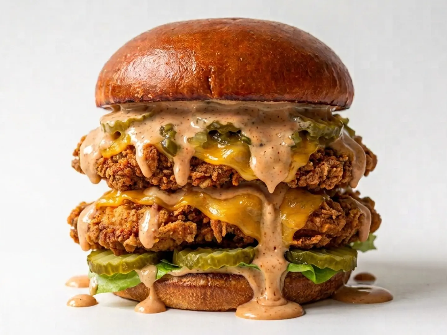 Double Chicken Crisper Burger