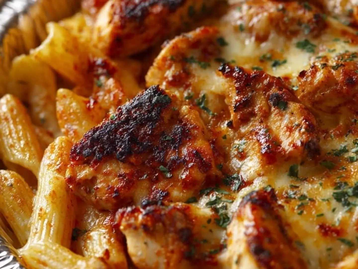 Chicken Penne Pasta  Foil Tray - Large
