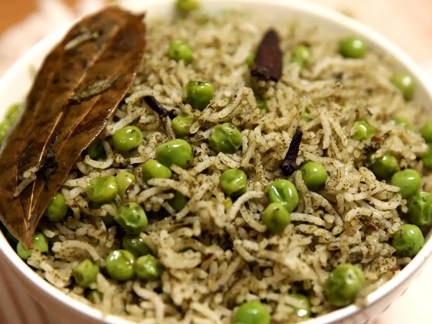 Green Peas Pulao