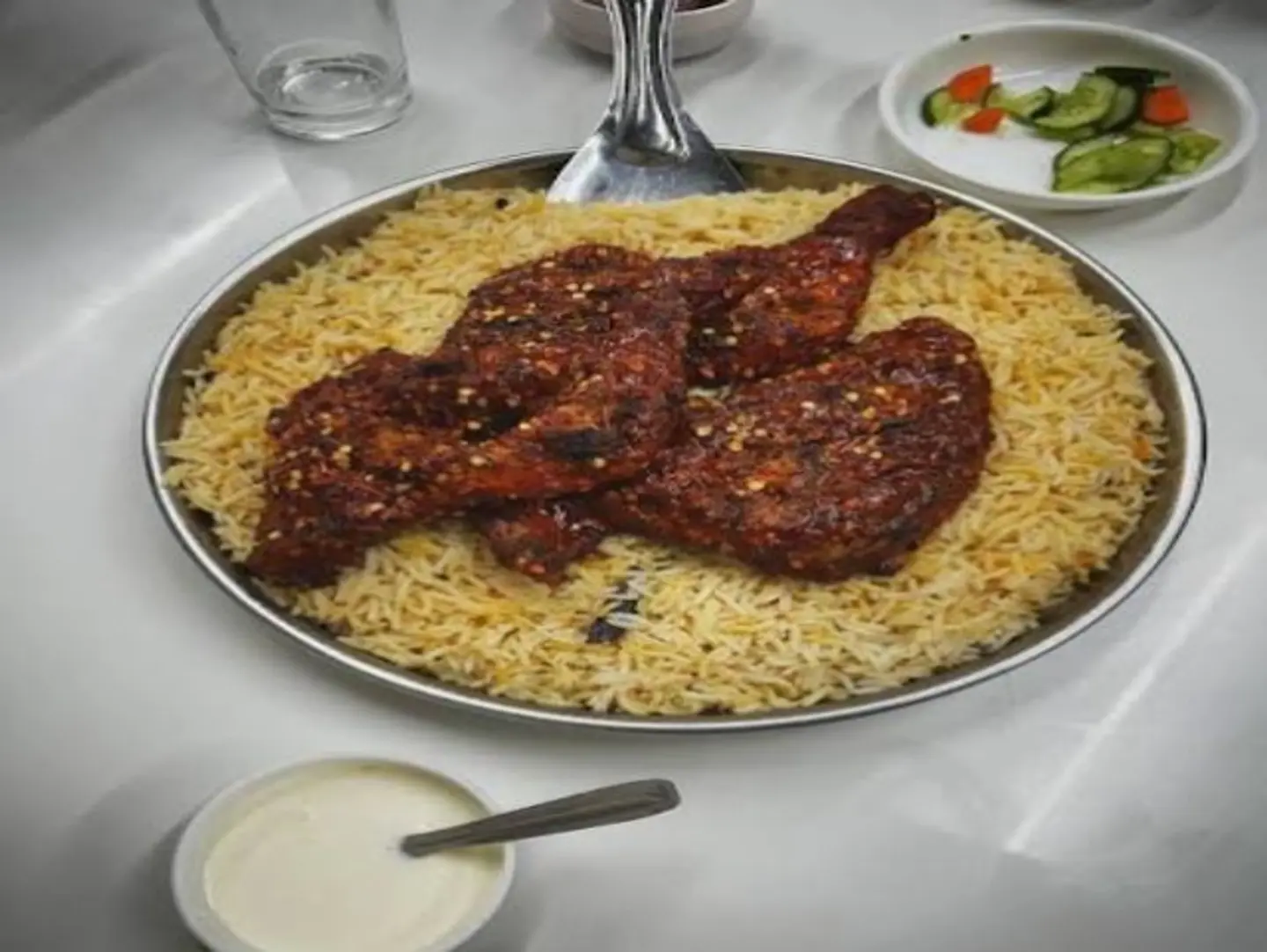 Peri Peri Alfaham With Rice - Quarter