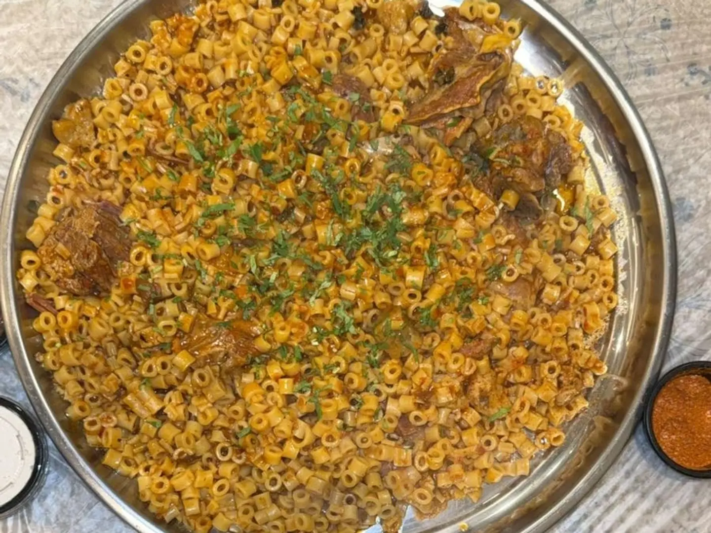 A Pasta Feast With Camel Meat - 4 6 People