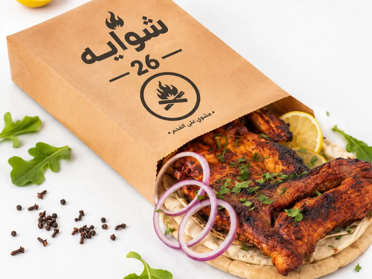 Plain Half Charcoal Grilled Chicken