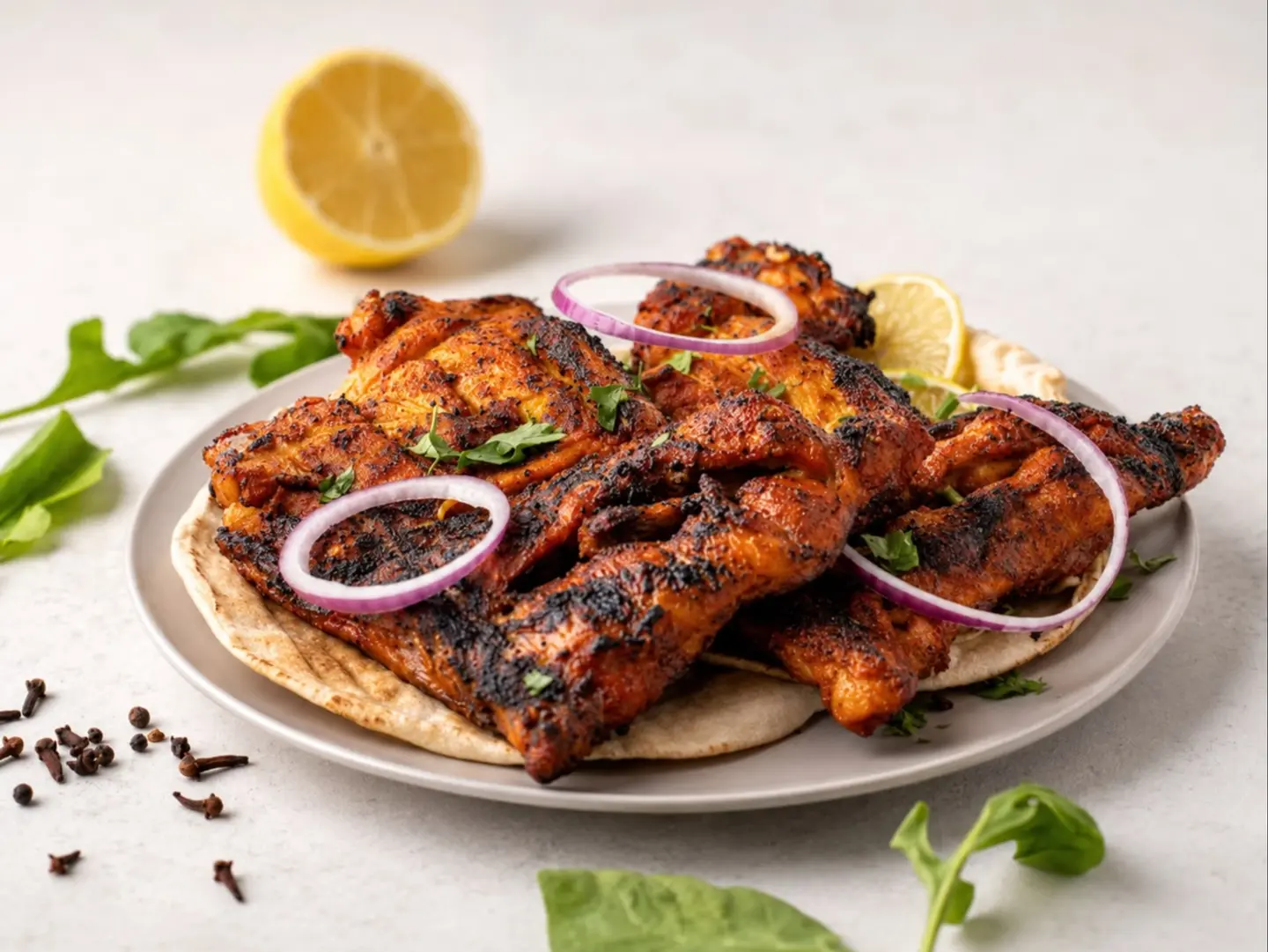 Whole Charcoal Grilled Chicken Without Ric