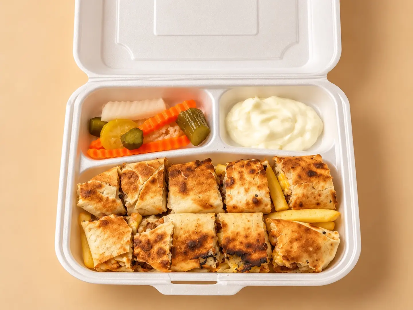 Chicken Shawarma Pie