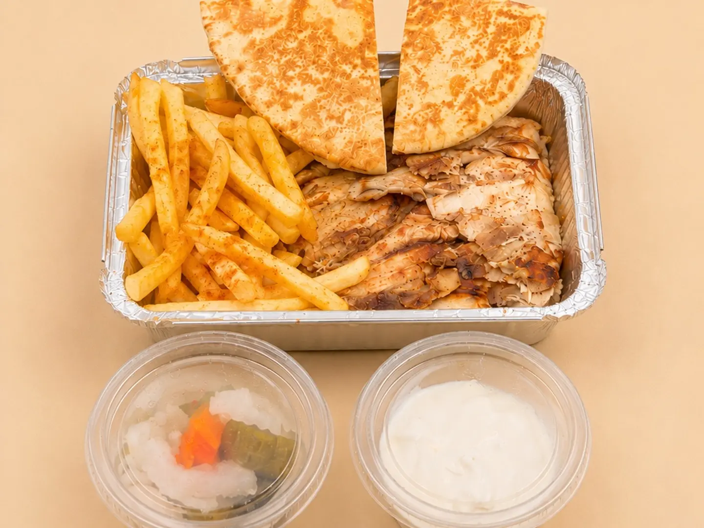 نص كيلو شاورما دجاج