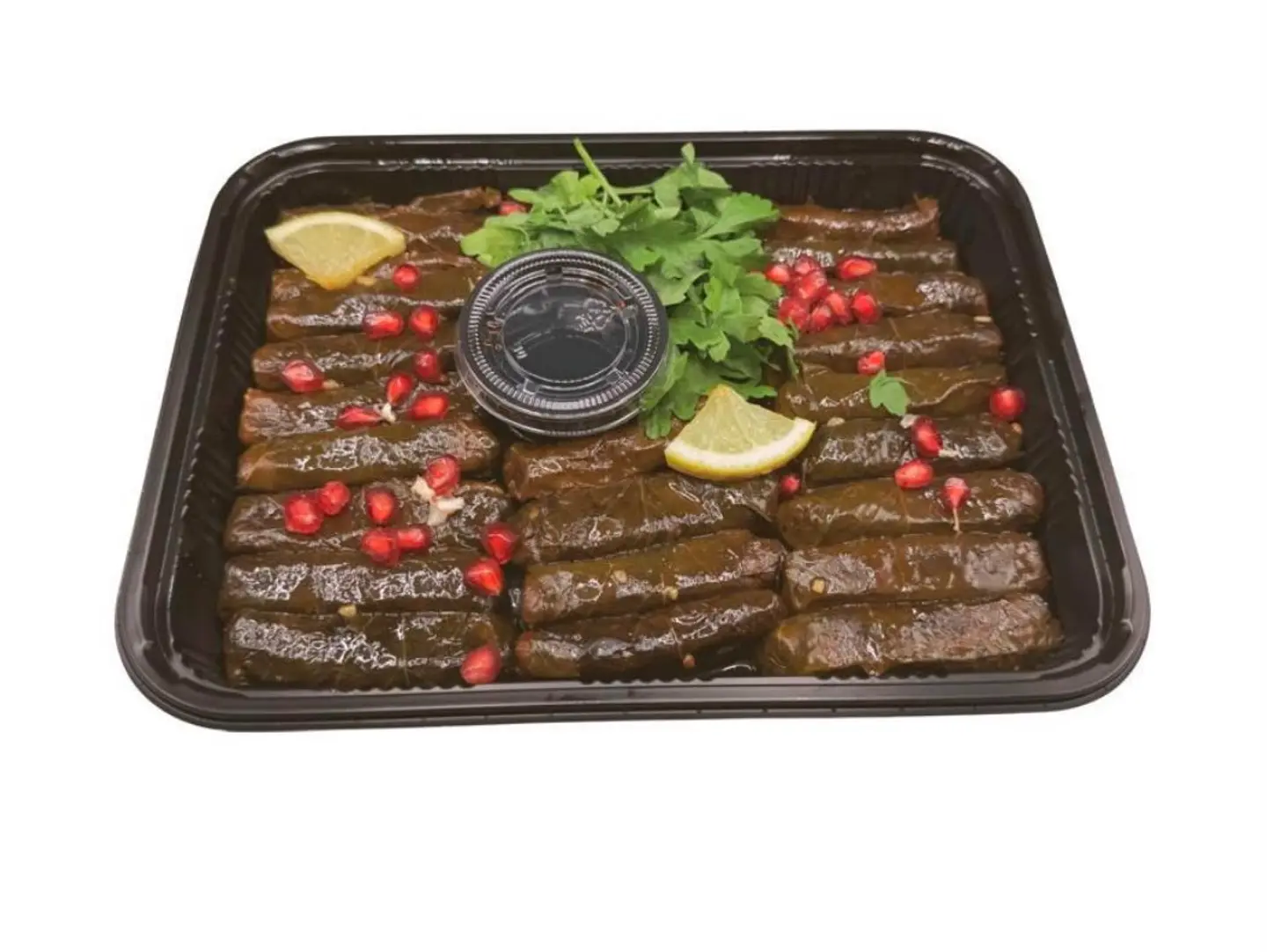 A Plate Of Stuffed Vine Leaves