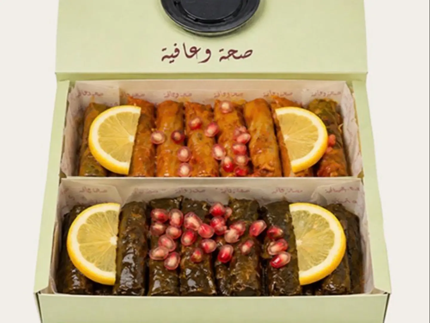 Mixed Vine Leaves And Cabbage Rolls - Grape Leaves And Mini Cabbage Rolls