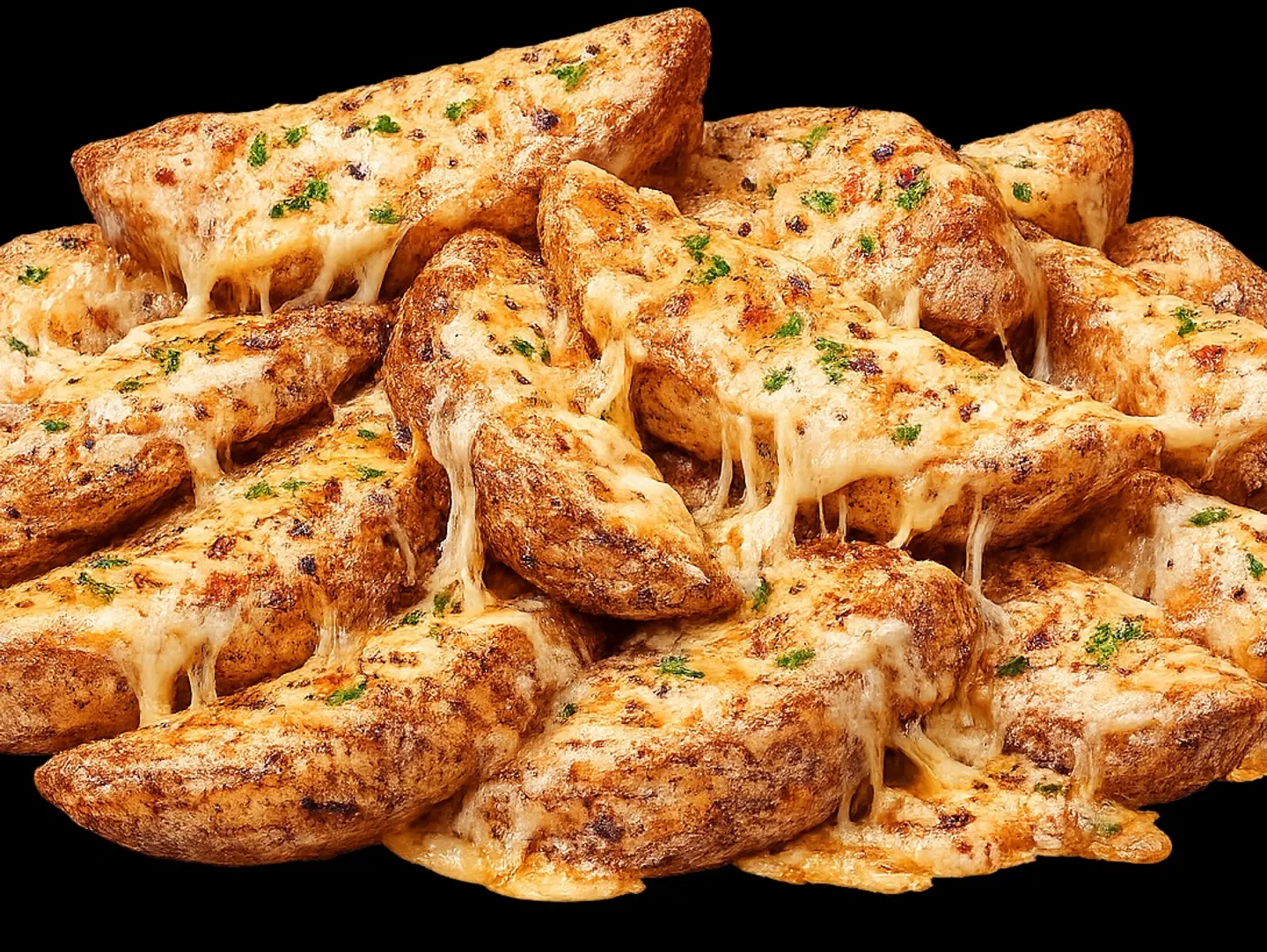 Potato Wedges With Cheese