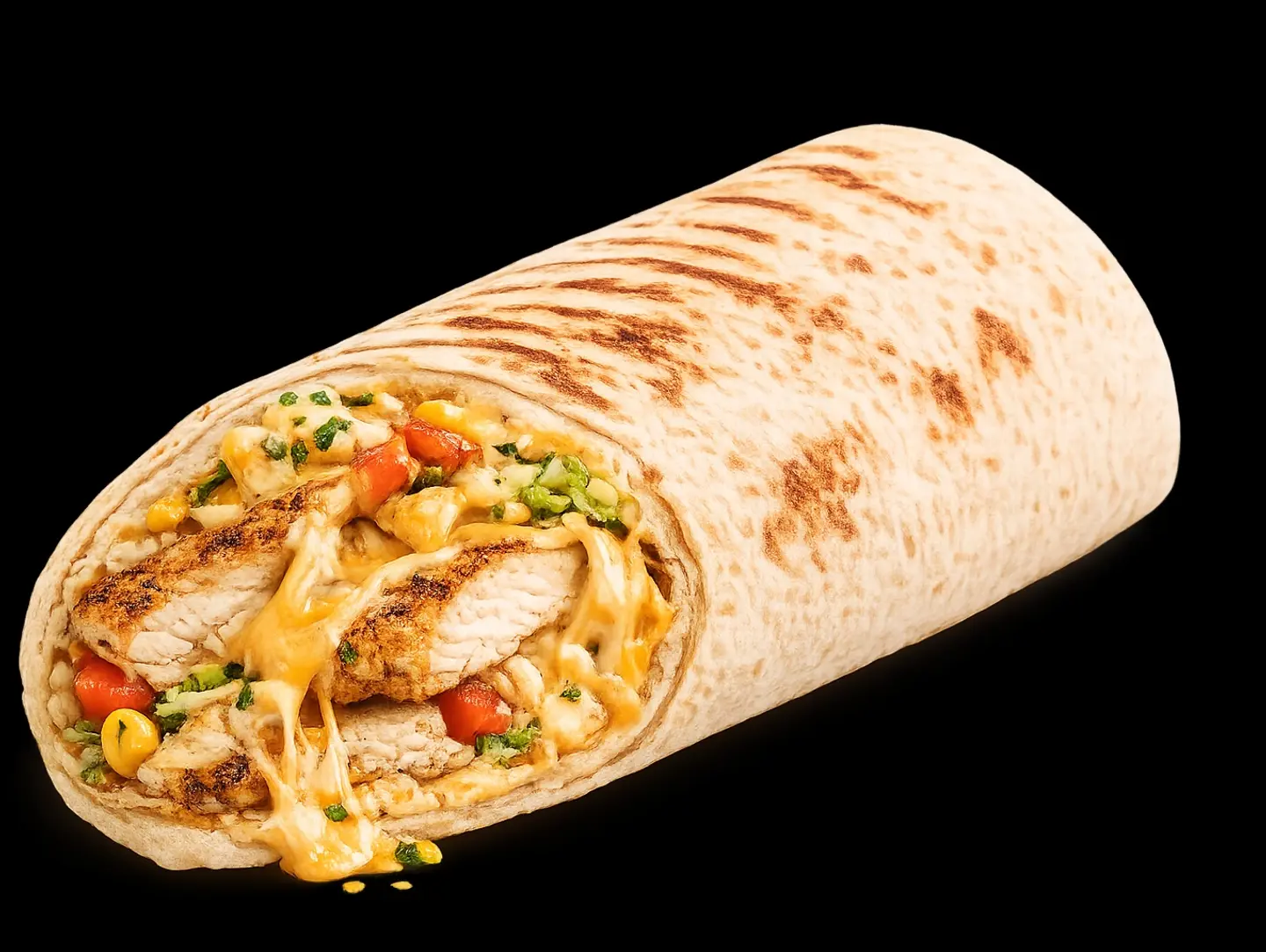 Grilled Chicken Tortilla With Cheese