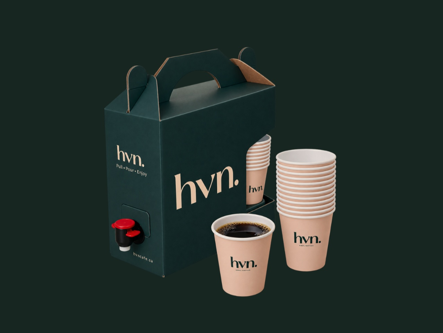 Box Of Hot Coffee Of The Day