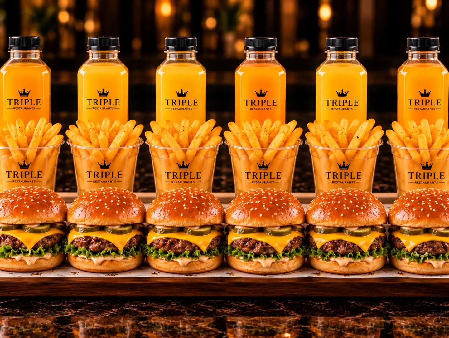 Family Triple Burger Meat 6