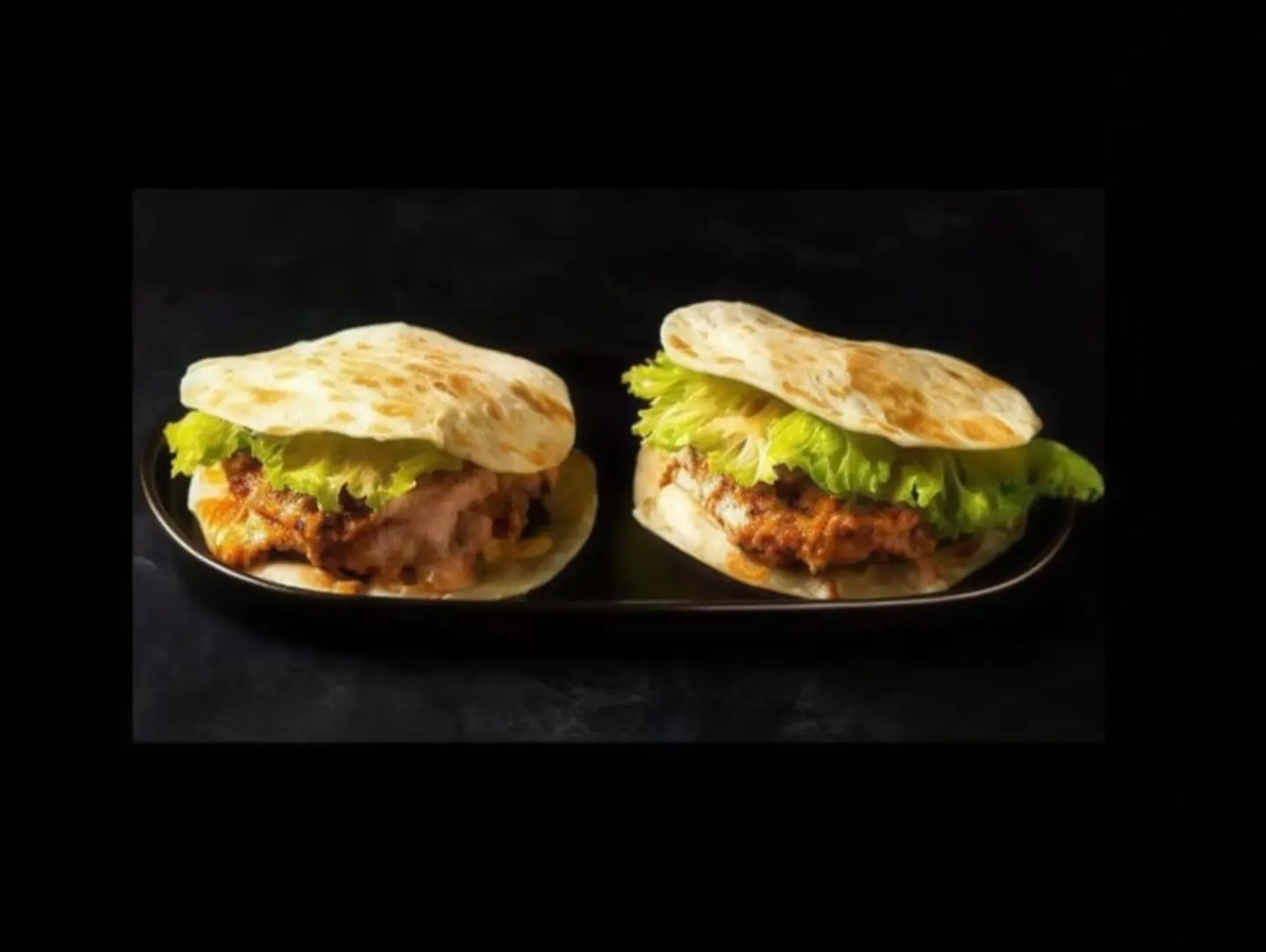 Chapati Beef Burger