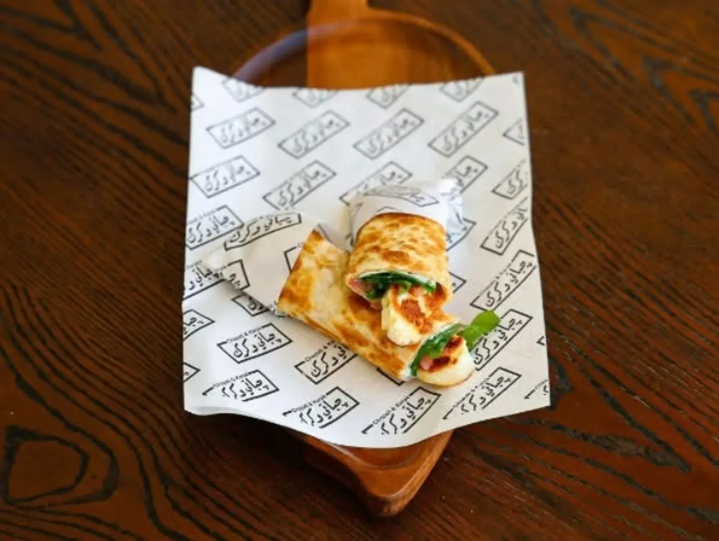 Grilled Halloumi Chapati