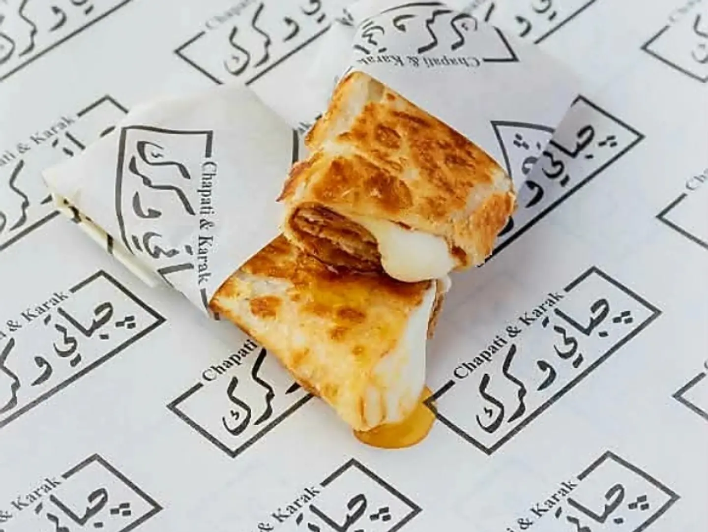Labneh And Honey Chapati