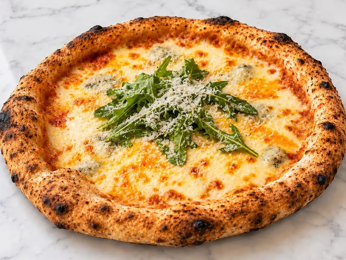 Four Cheese Rucola Pizza