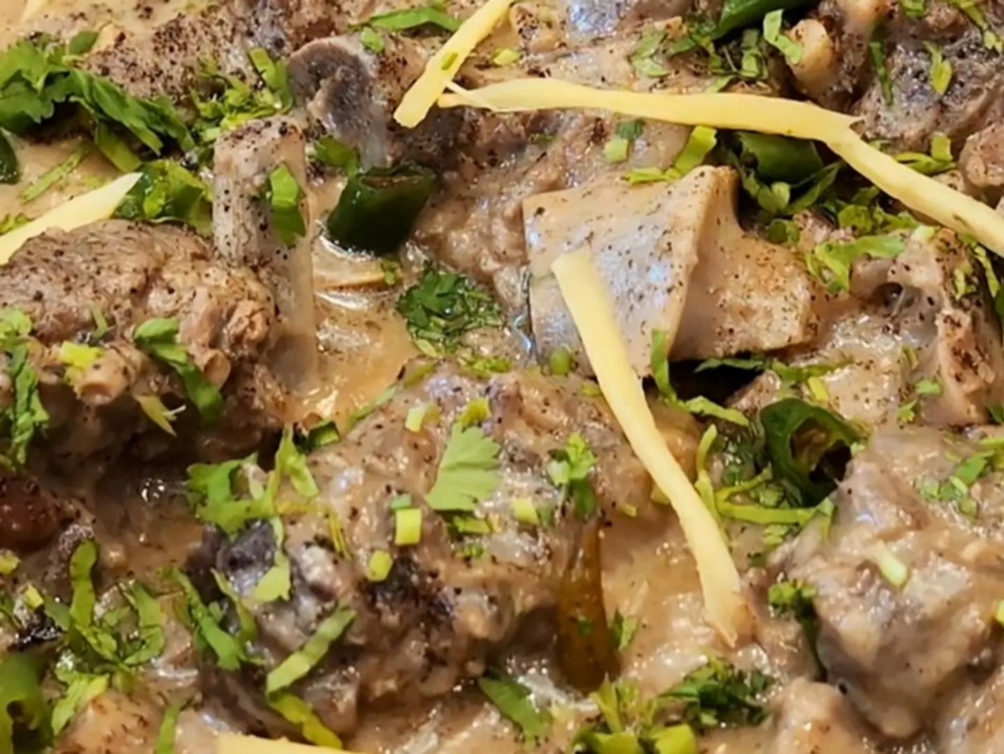 Mutton White Karahi - Half