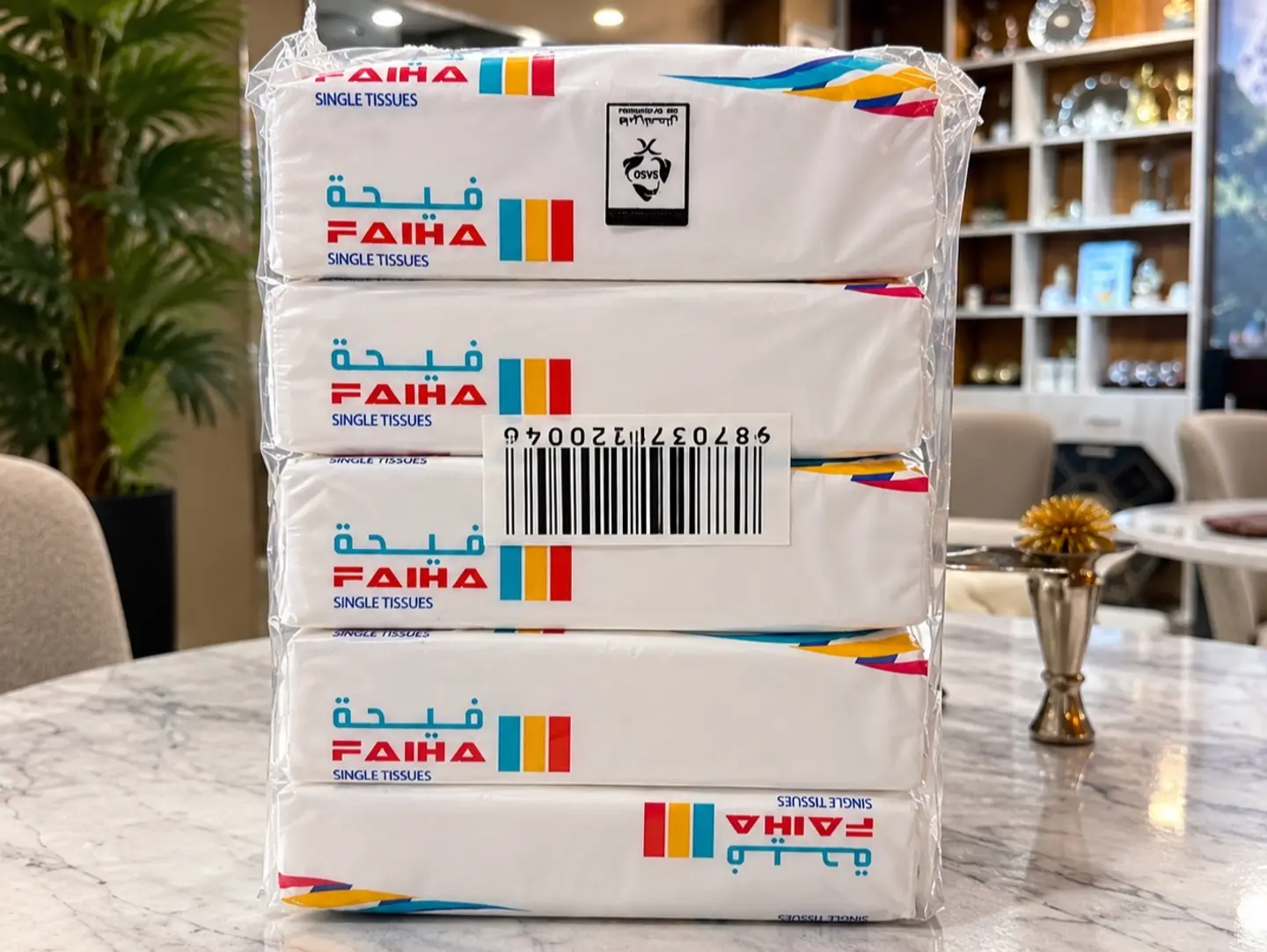Fayha Wipes 200 Sheets Of Tension 5 Packs
