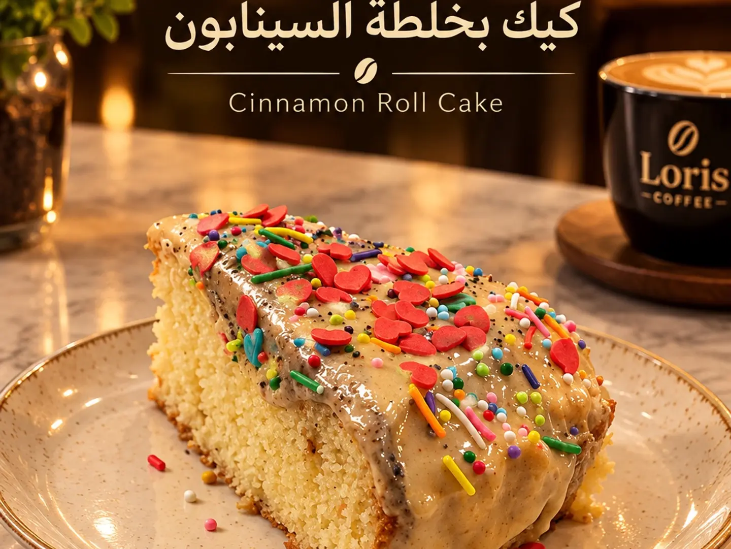 كيك بخلطة السينابون