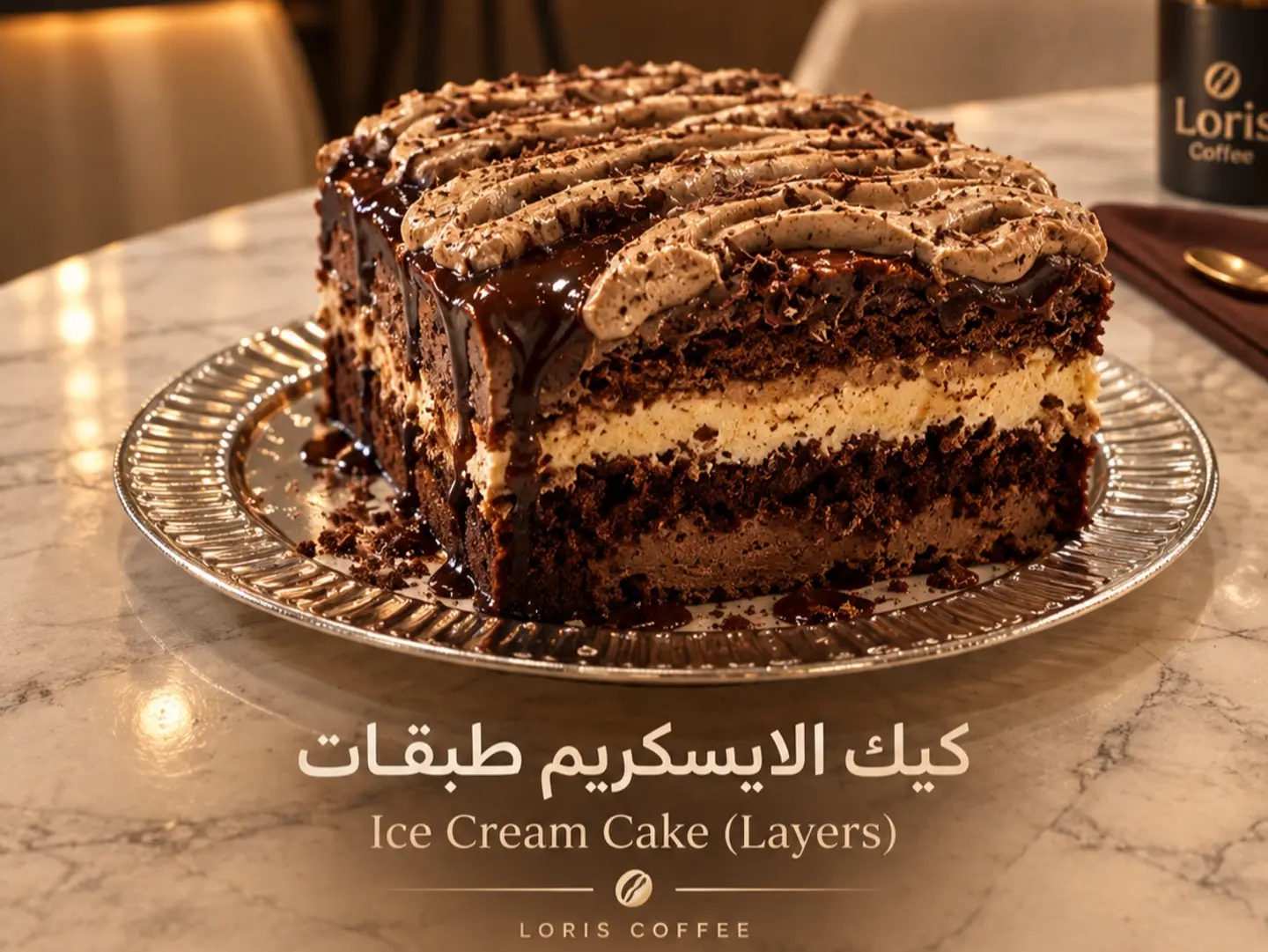 Layered Ice Cream Cake