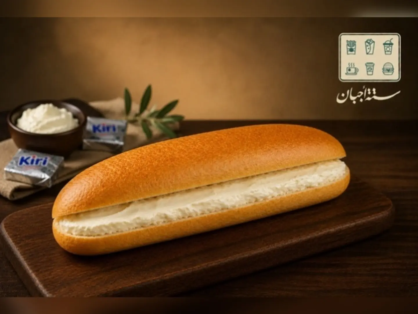 Kiri Cheese Sandwich