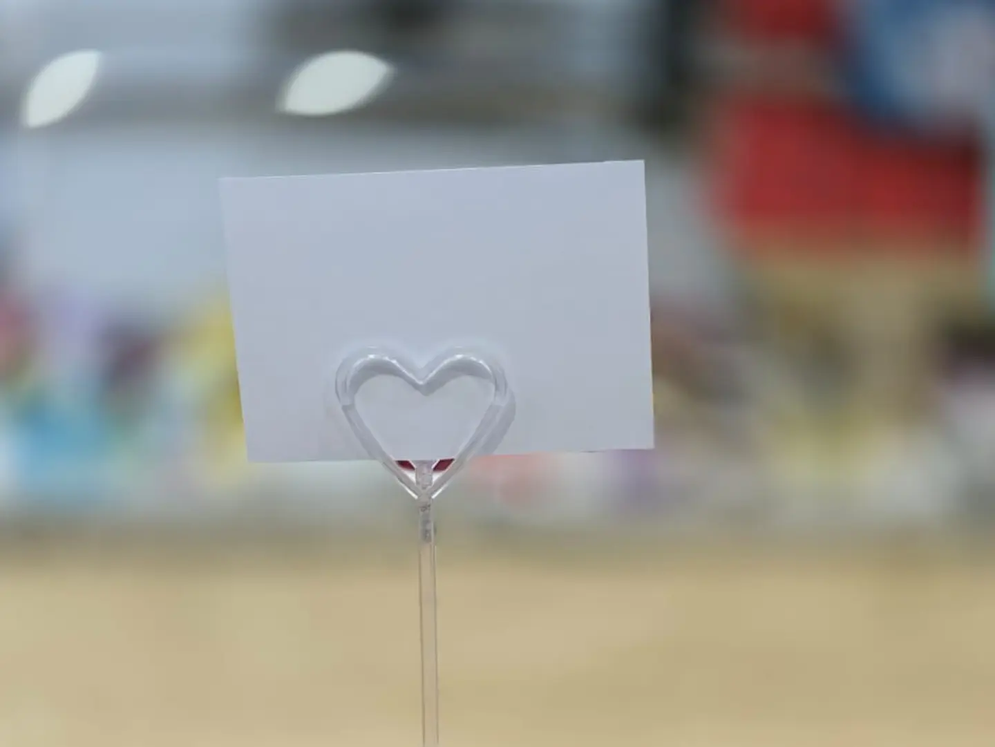A Plain Card With A Topper