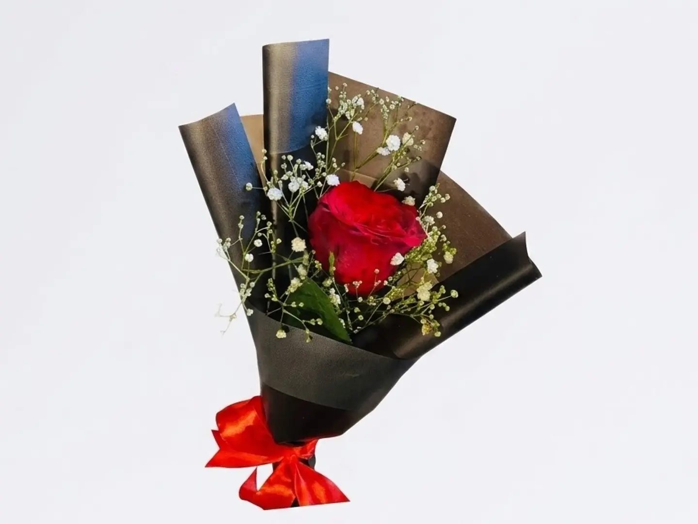 Single Rose Bouquet Aa