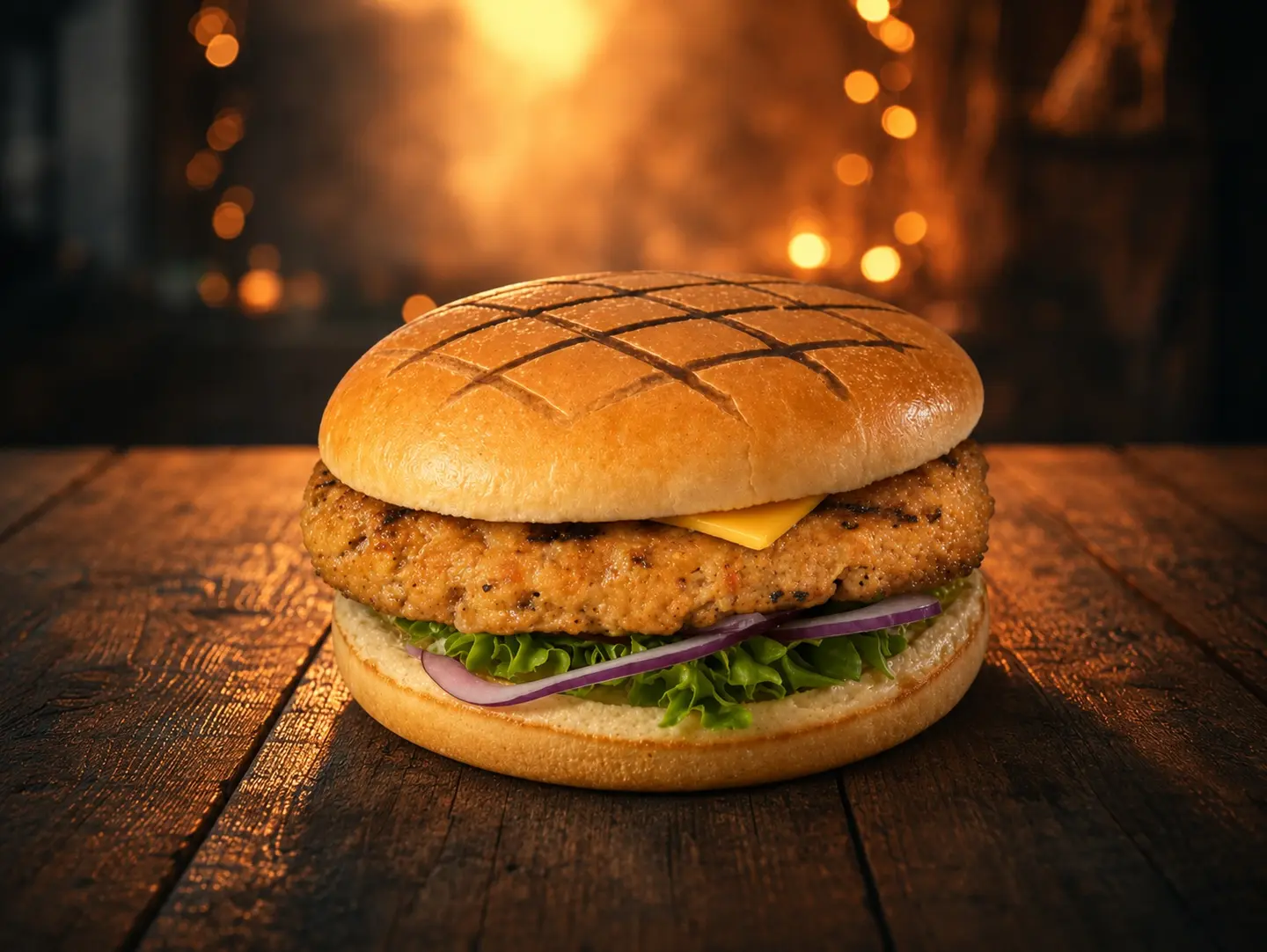 Chicken Strips Burger